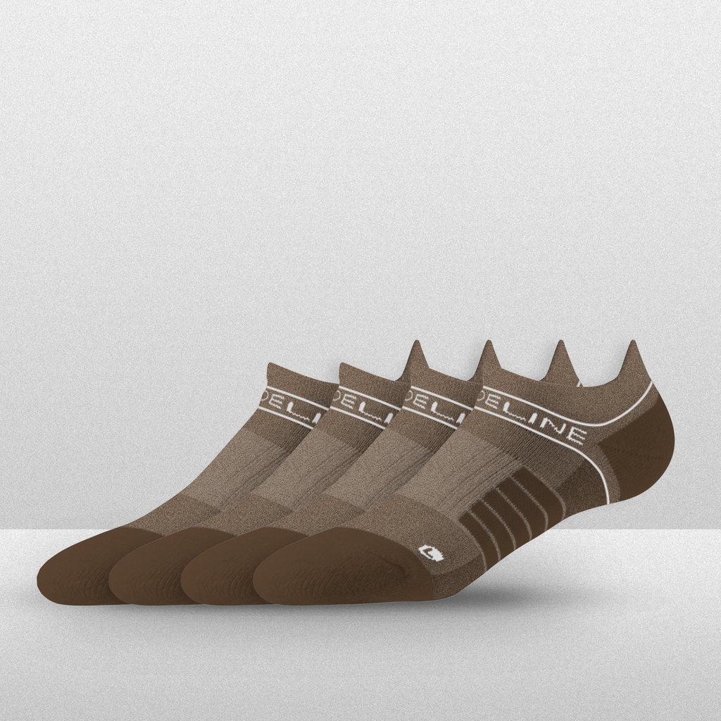 Combed Cotton | Premium Low 4-Pack | Mocha Heather | N02443907ML