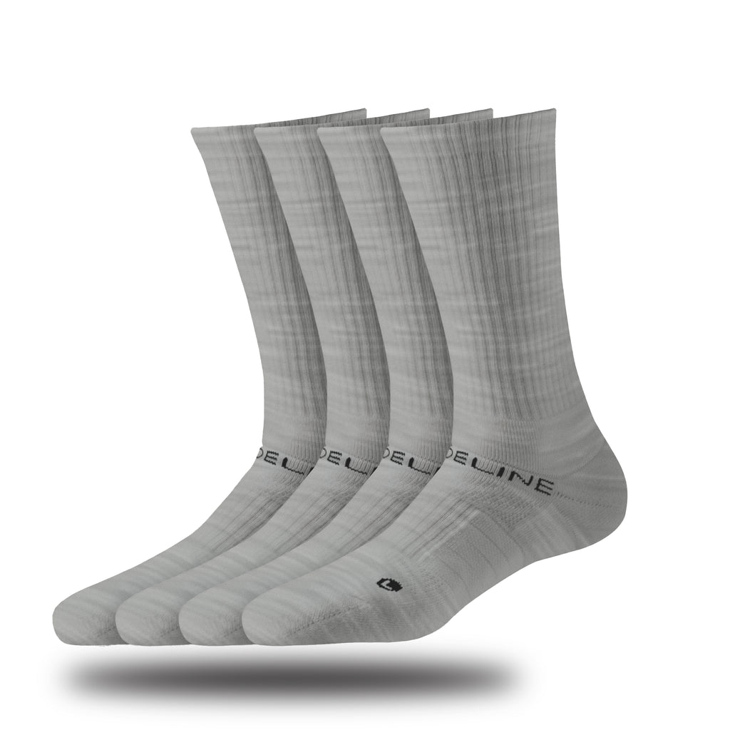 Combed Cotton | Premium Crew 4-Pack | Grey Heather | N02443811ML