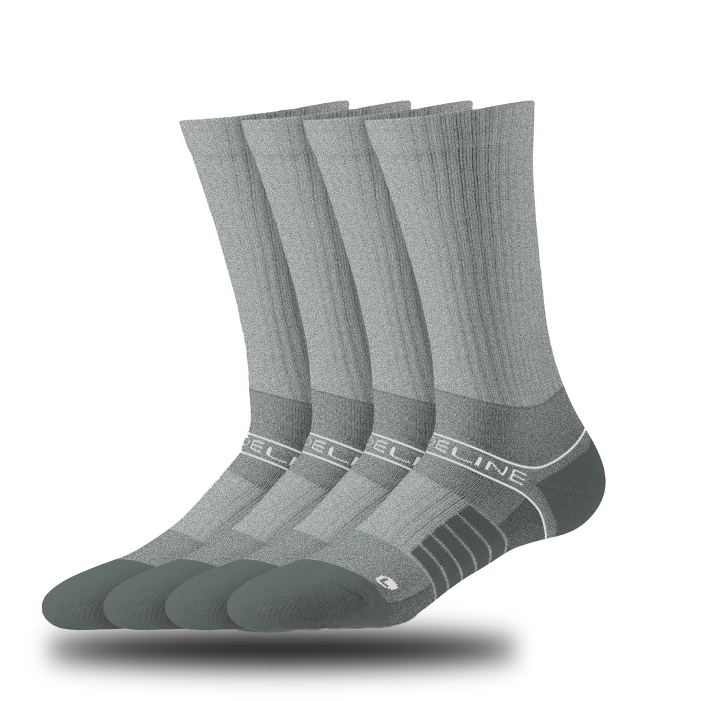 Combed Cotton | Premium Crew 4-Pack | Sage Heather | N02443839ML
