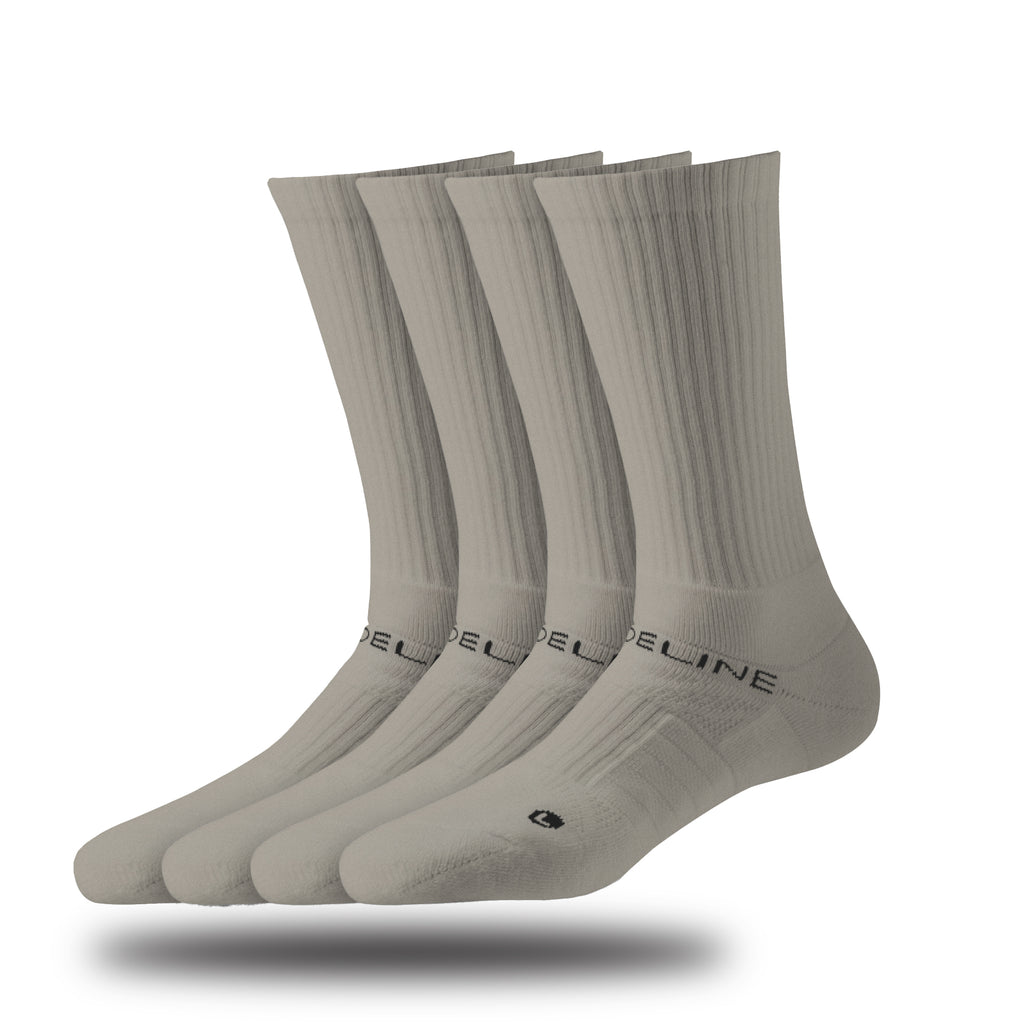 Combed Cotton | Premium Crew 4-Pack | Sand | N02443815ML