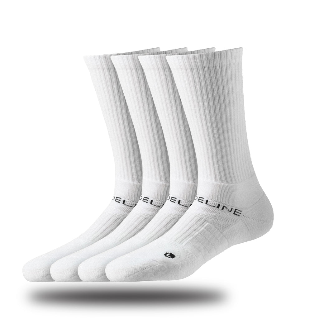 Combed Cotton | Premium Crew 4-Pack | White | N02443803ML