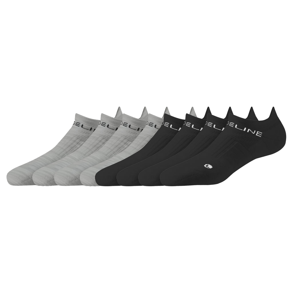 Combed Cotton | Premium Low 8-Pack | Black & Grey | N02616514ML
