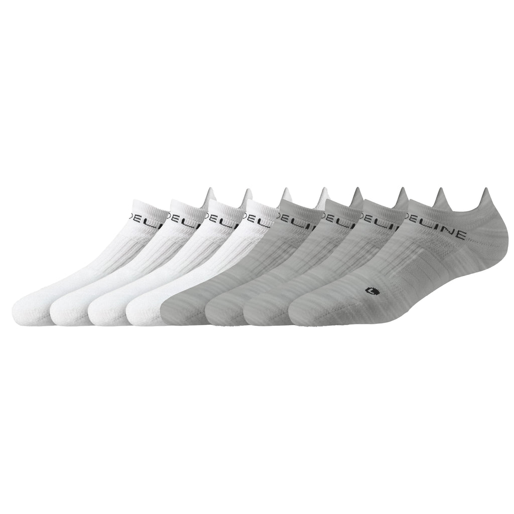 Combed Cotton | Premium Low 8-Pack | White & Grey | N02616510ML