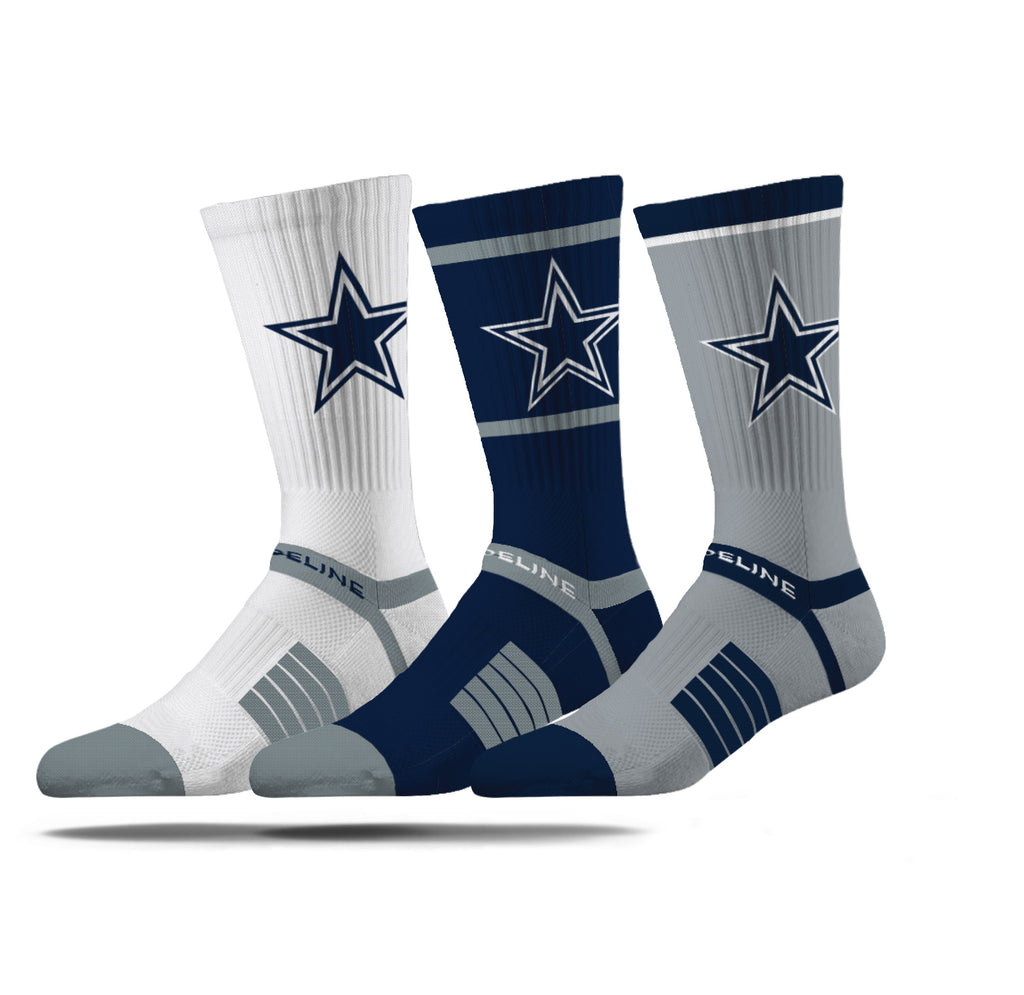 Dallas Cowboys | Premium Knit Crew | NFL 3 Pack Box | N02481121ML