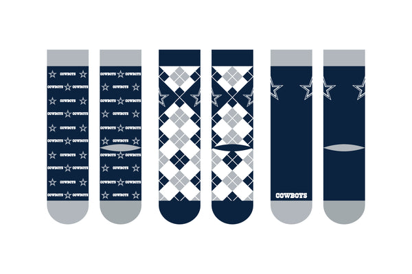 Dallas Cowboys | Business Knit Crew | NFL 3 Pack | N02852248ML