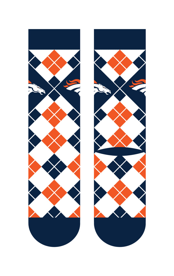 Denver Broncos | Business Knit Crew | Argyle | N02671197ML