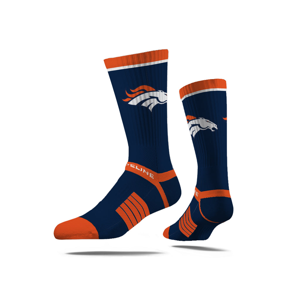 Denver Broncos | Premium Knit Crew | Fan Logo | Navy | N02413693ML