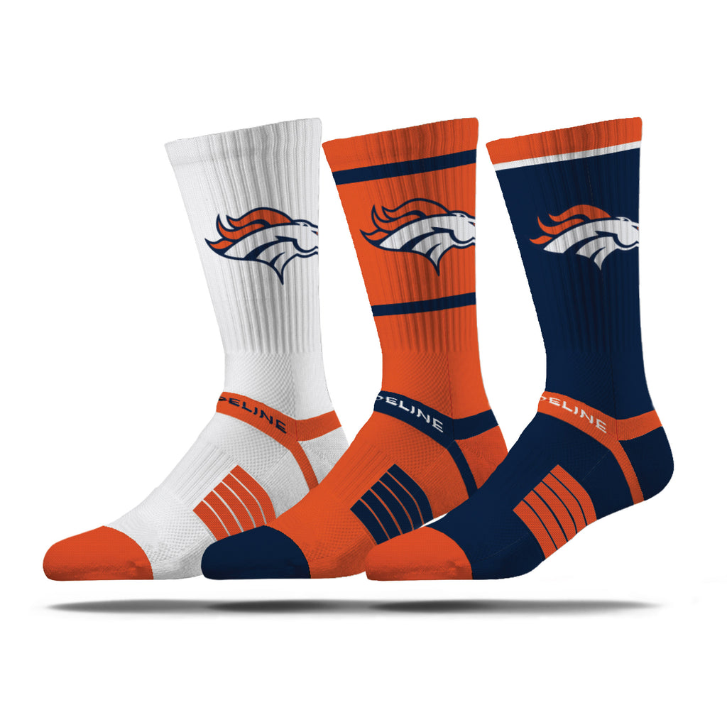 Denver Broncos | Premium Knit Crew | NFL 3 Pack Box | N02414561ML