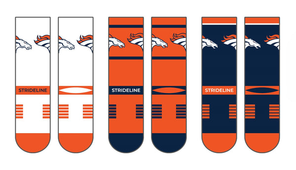 Denver Broncos | Premium Knit Crew | NFL 3 Pack Box | N02414561ML