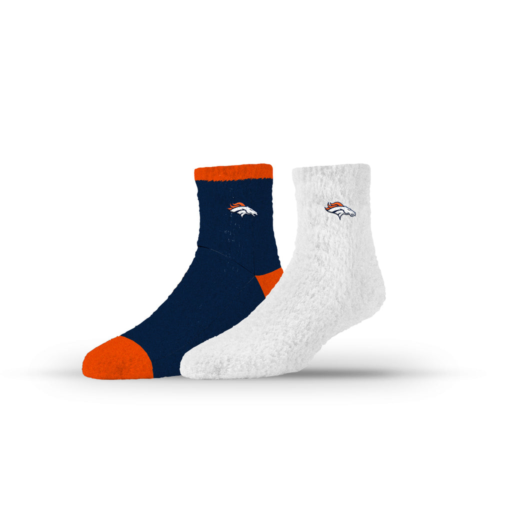 Denver Broncos | Fuzzy Half Calf Embroidered | NFL 2 Pack | N02807660ML