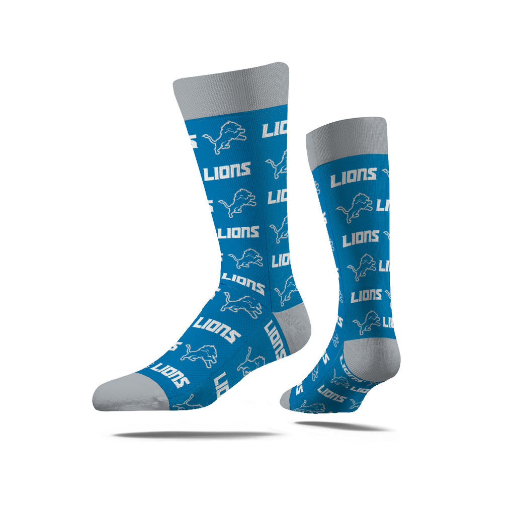 Detroit Lions | Business Knit Crew | Step and Repeat | N02671403ML