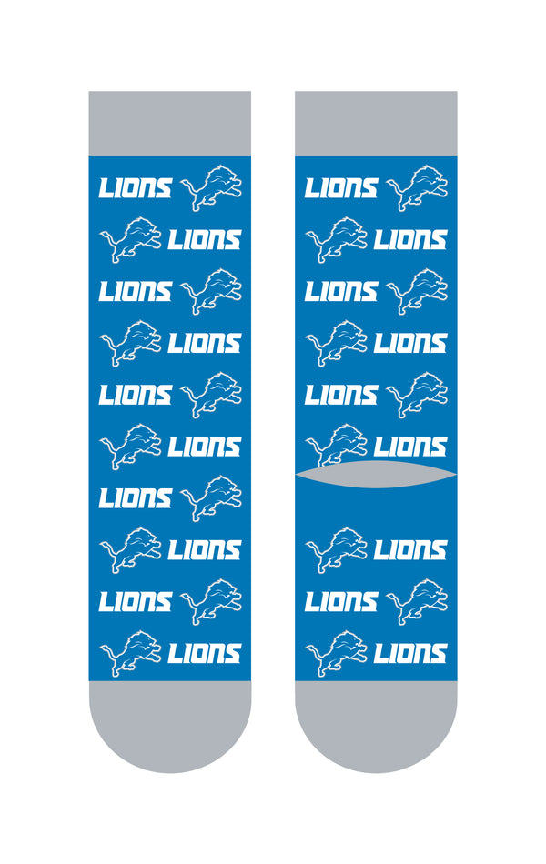 Detroit Lions | Business Knit Crew | Step and Repeat | N02671403ML