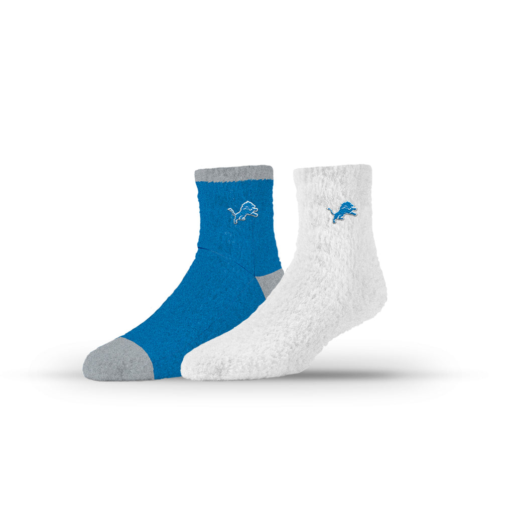 Detroit Lions | Fuzzy Half Calf Embroidered | NFL 2 Pack | N02792458ML