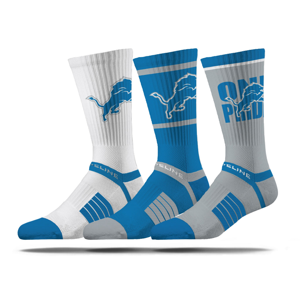 Detroit Lions | Premium Knit Crew | NFL 3 Pack Box | N02414565ML