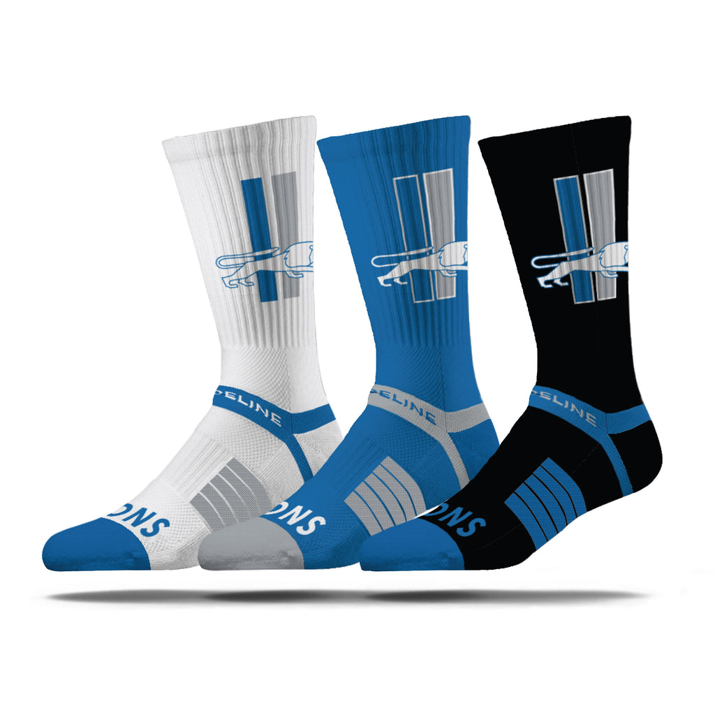 Detroit Lions | Premium Knit Crew | NFL Retro 3 Pack | N02651092ML