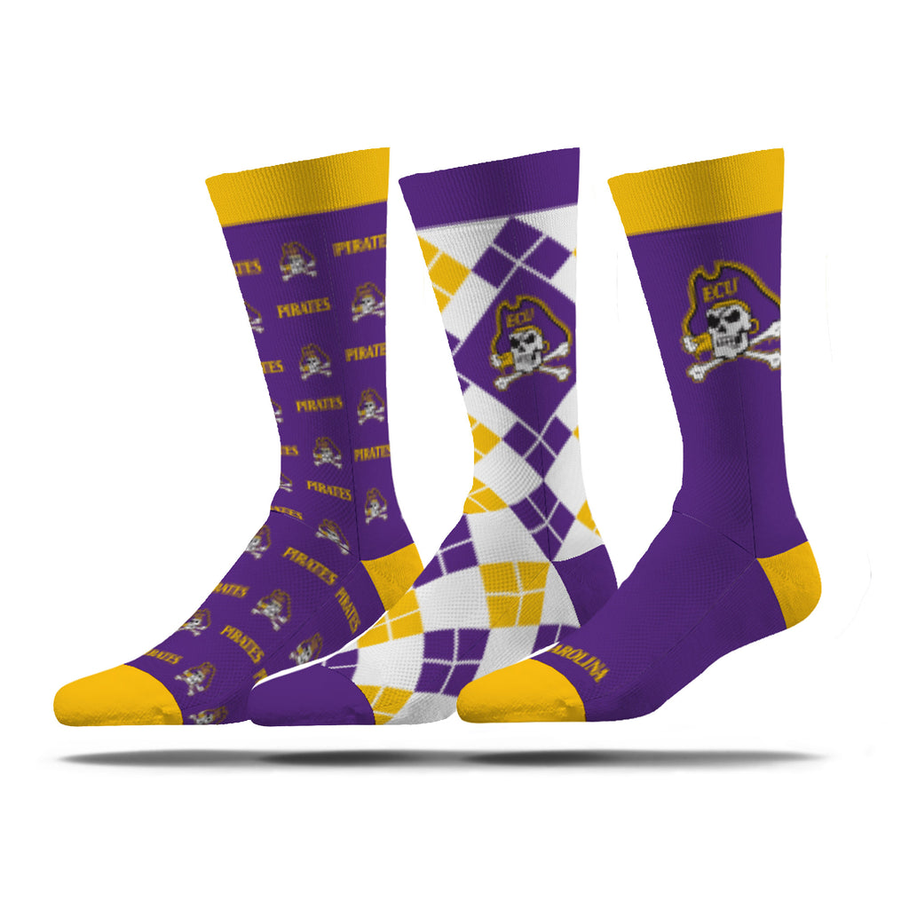 ECU | Business Knit Crew | NCAA 3 Pack | N02674410ML