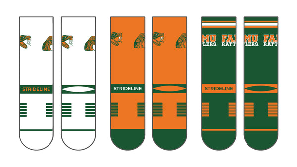 Florida A&M University | Premium Knit Crew 3 Pack | NCAA 3 Pack G2 | N02500968ML