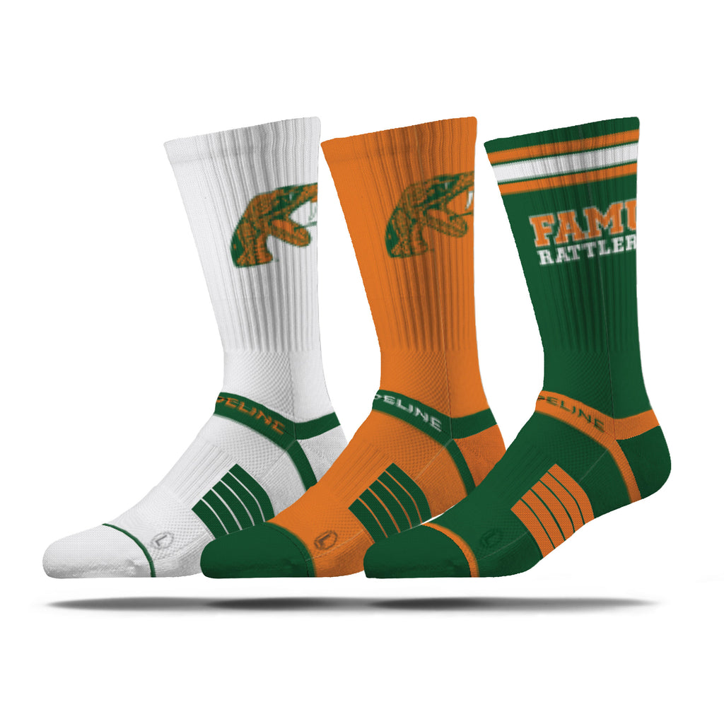 Florida A&M University | Premium Knit Crew 3 Pack | NCAA 3 Pack G2 | N02500968ML