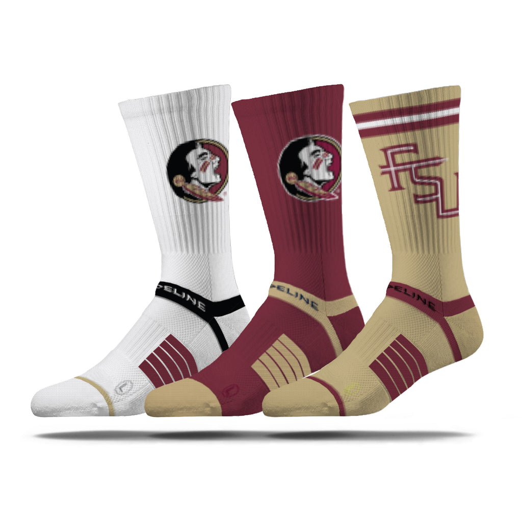 Florida State University | Premium Knit Crew 3 Pack | NCAA 3 Pack G2 | N02503745ML