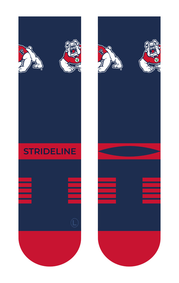 Fresno State | Premium Knit Crew | Primary Logo School Color | N02436190ML