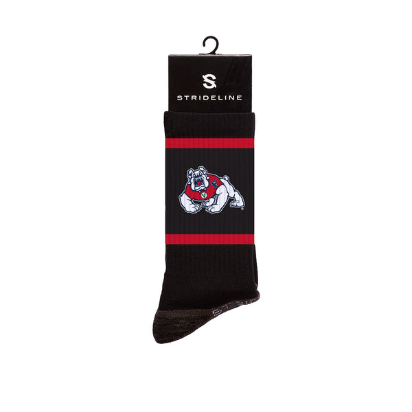 Fresno State | Premium Crew | Primary Logo School Color | Black | N02693215ML