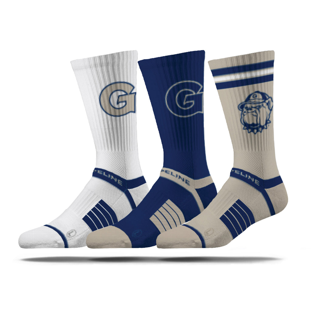 Georgetown University | Premium Knit Crew 3 Pack | NCAA 3 Pack G2 | N02501938ML