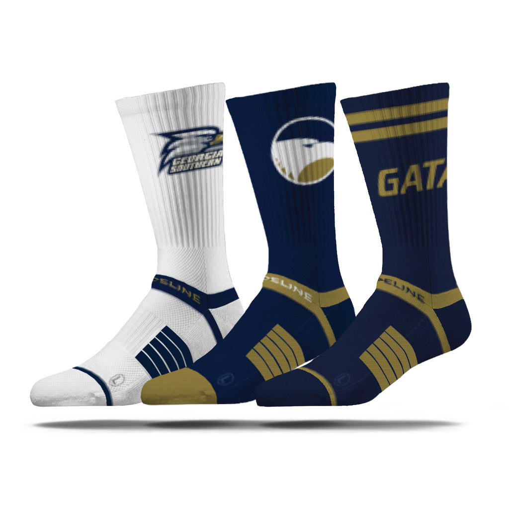 Georgia Southern University | Premium Knit Crew 3 Pack | NCAA 3 Pack G2 | N02501942ML