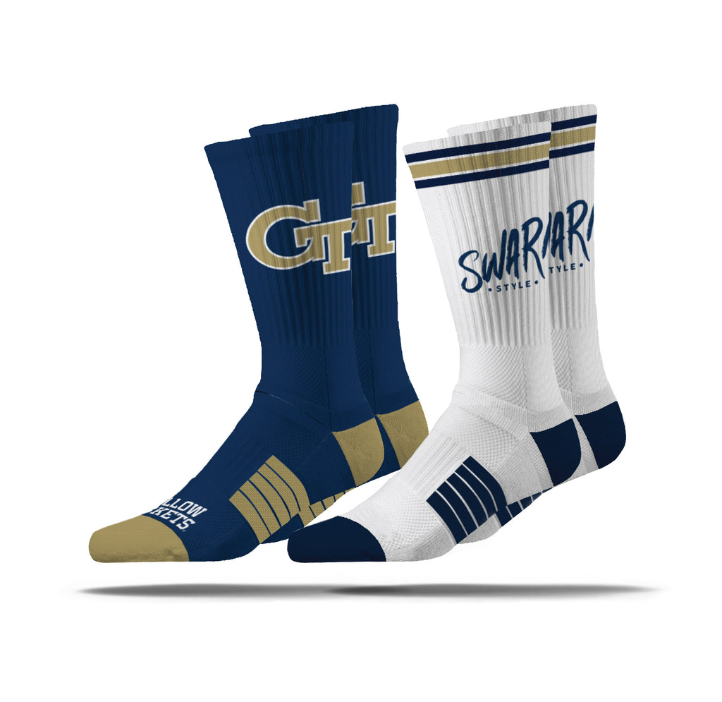 Georgia Tech | Premier Knit Crew | NCAA 2 Pack | N02514541ML