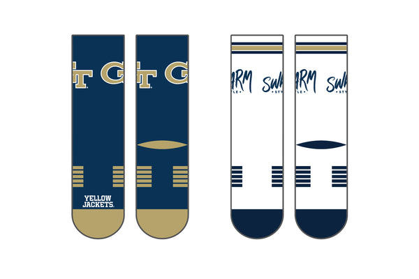 Georgia Tech | Premier Knit Crew | NCAA 2 Pack | N02514541ML