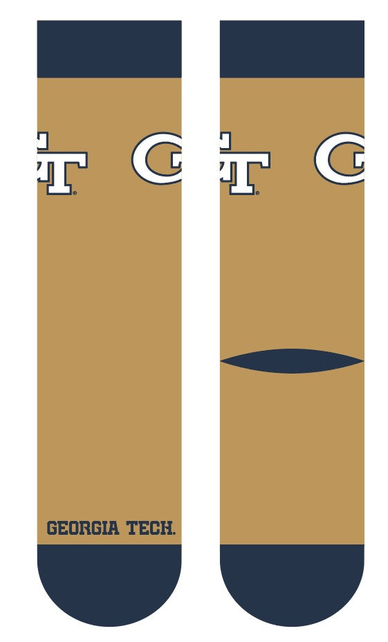Georgia Tech | Business Knit Crew | Primary Logo School Color | N02673227ML