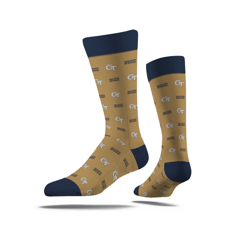Georgia Tech | Business Knit Crew | Step and Repeat | N02673219ML
