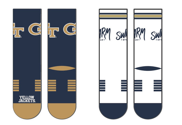 Georgia Tech | Premier Knit Crew | NCAA 2 Pack | N02514541ML