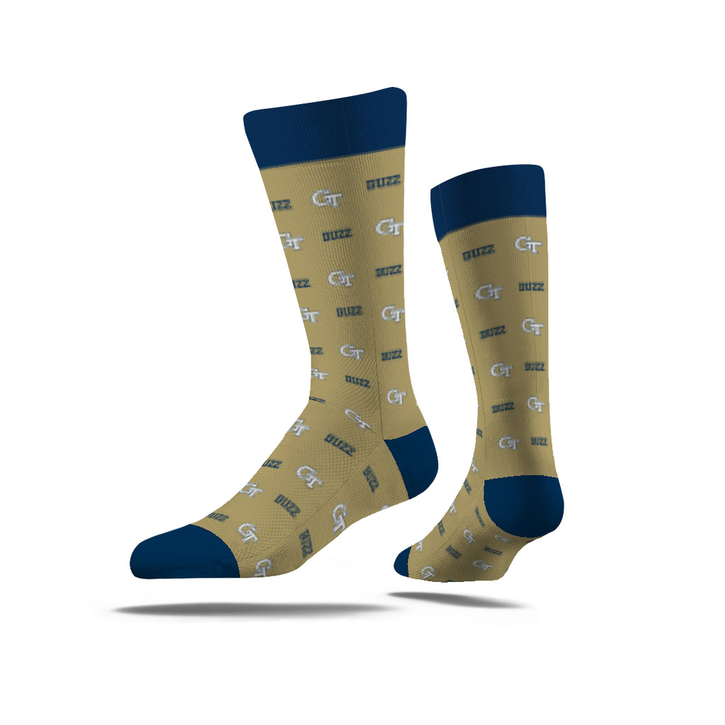 Georgia Tech University | Business Knit Crew | Step and Repeat | N02673219ML