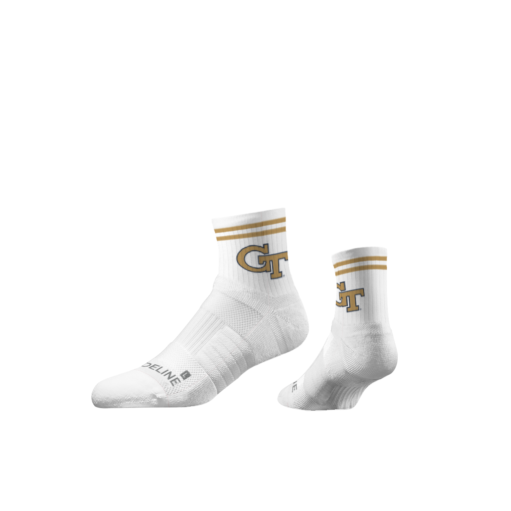 Georgia Tech | Half Calf Knit | Primary Logo White | N02811712ML