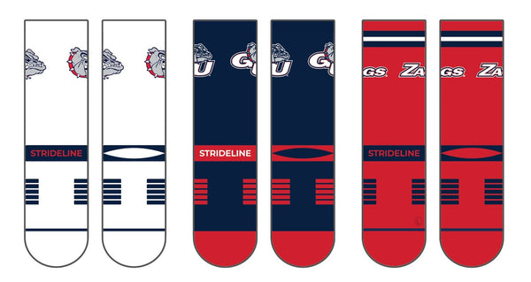 Gonzaga University | Premium Knit Crew 3 Pack | NCAA 3 Pack G2 | N02501950ML