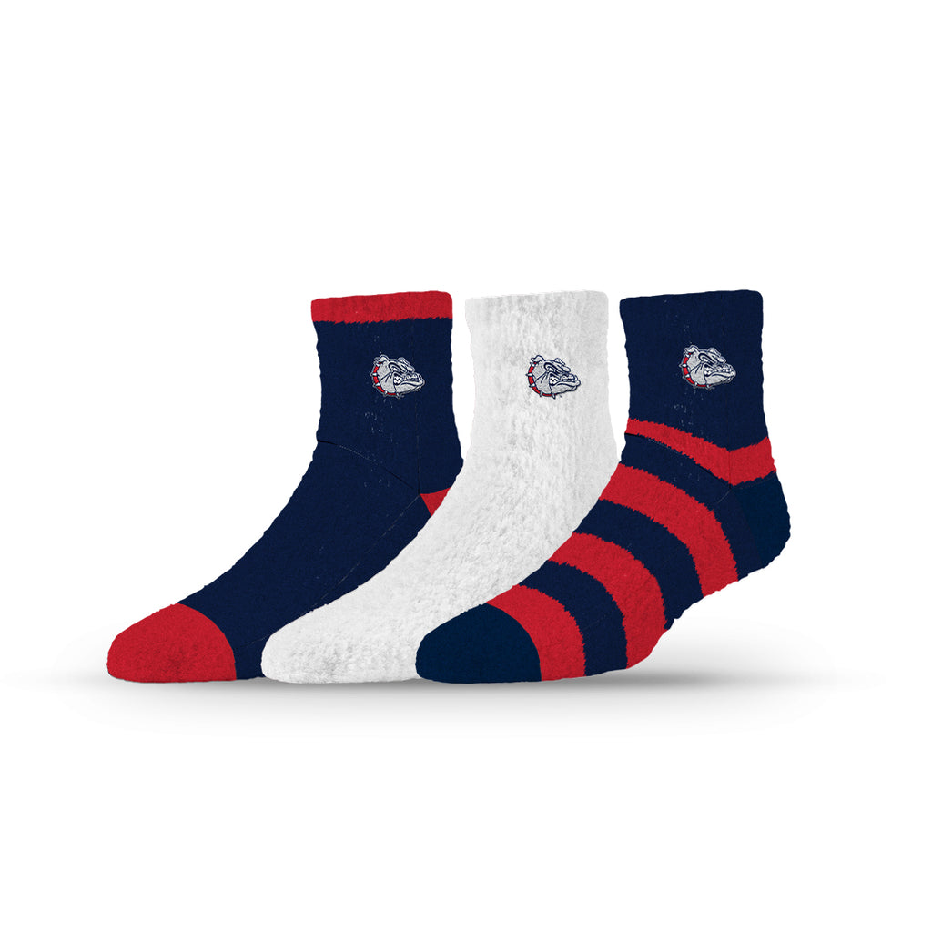 Gonzaga University | Fuzzy Half Calf Embroidered | NCAA 3 Pack | N02804074ML