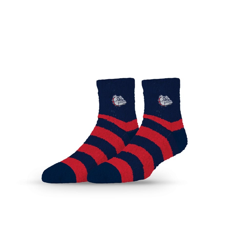Gonzaga University | Fuzzy Half Calf Embroidered | Stripe | N02799310ML