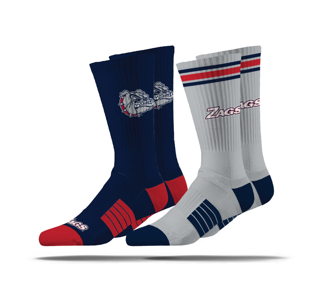 Gonzaga University | Premier Knit Crew | NCAA 2 Pack | N02699080ML