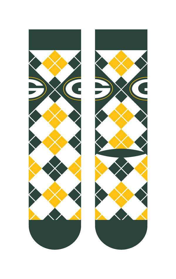 Green Bay Packers | Business Knit Crew | Argyle | N02671472ML