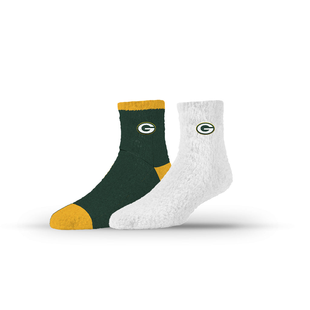 Green Bay Packers | Fuzzy Half Calf Embroidered | NFL 2 Pack | N02796161ML
