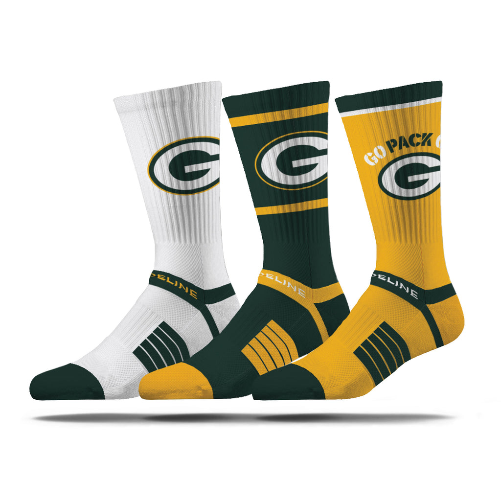 Green Bay Packers | Premium Knit Crew | NFL 3 Pack Box | N02414569ML