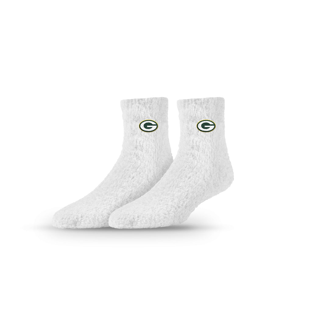 Green Bay Packers | Fuzzy Half Calf Embroidered | Primary Logo White | N02796158ML