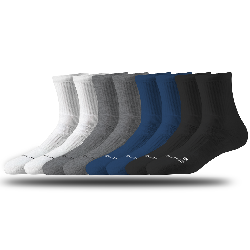 Half Calf | Half Calf 8-Pack | Charcoal & Navy Multi-Pack | N02617005ML