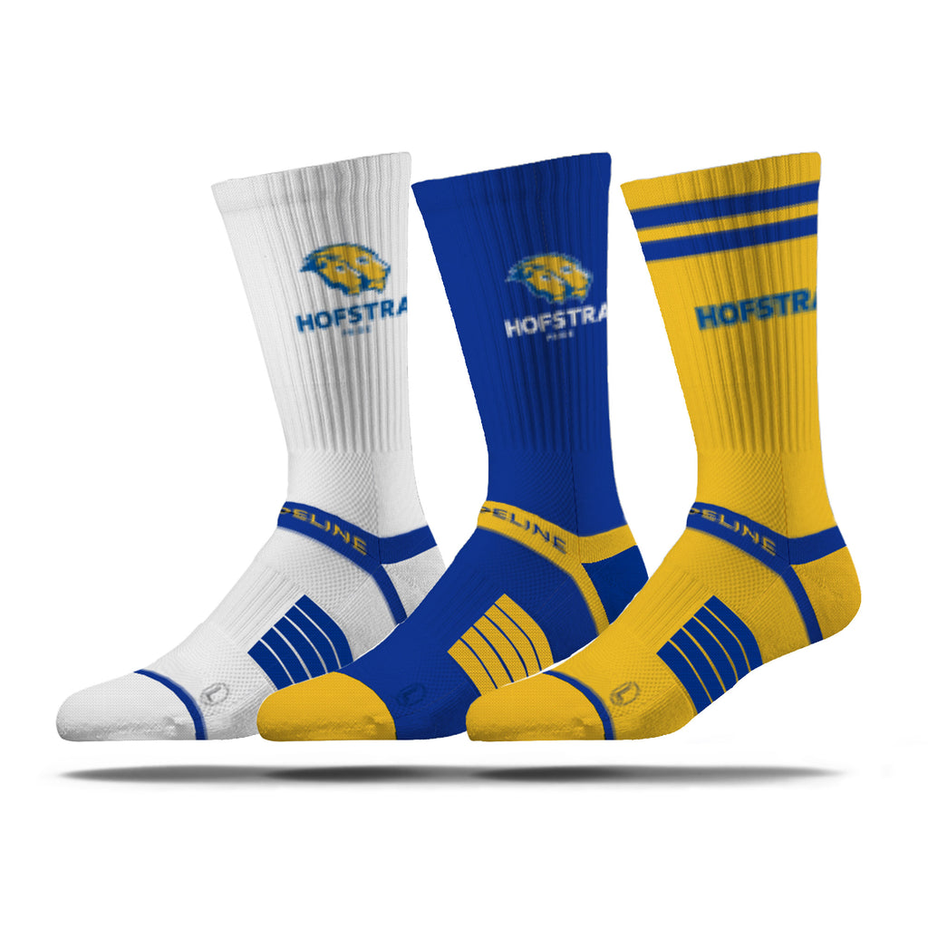 Hofstra University | Premium Knit Crew 3 Pack | NCAA 3 Pack G2 | N02701384ML