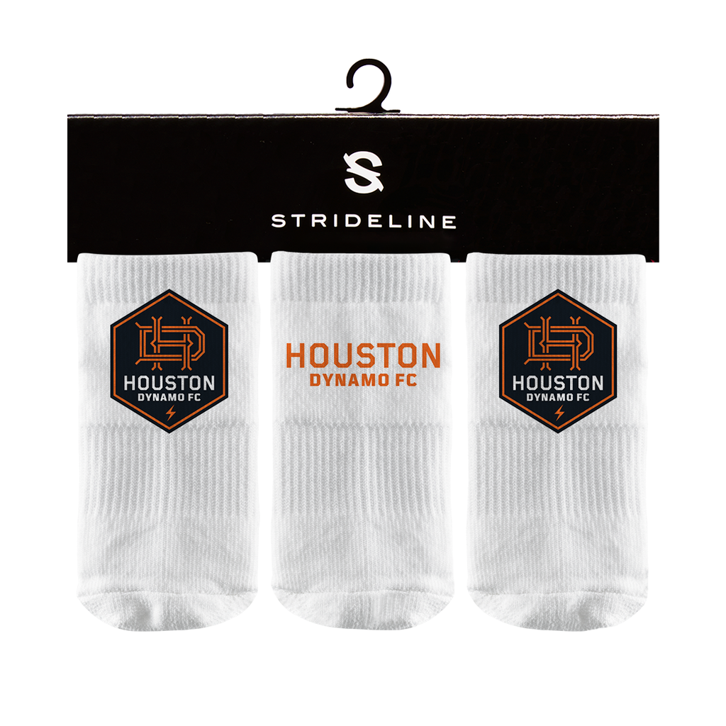 Houston Dynamo FC | Baby Socks 3 Pack | Primary Logo | N01143804B01
