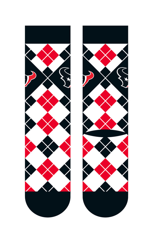 Houston Texans | Business Knit Crew | Argyle | N02670621ML