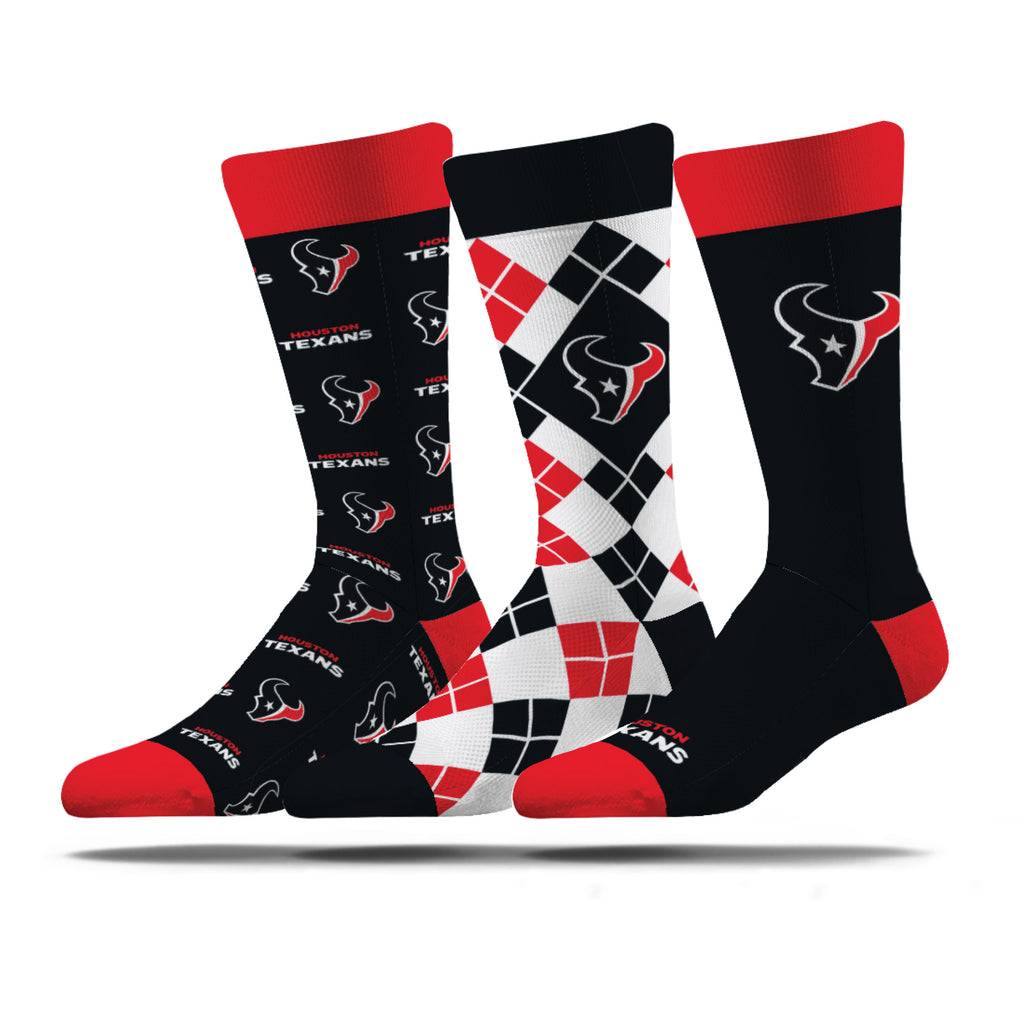 Houston Texans | Business Knit Crew | NFL 3 Pack | N02670617ML