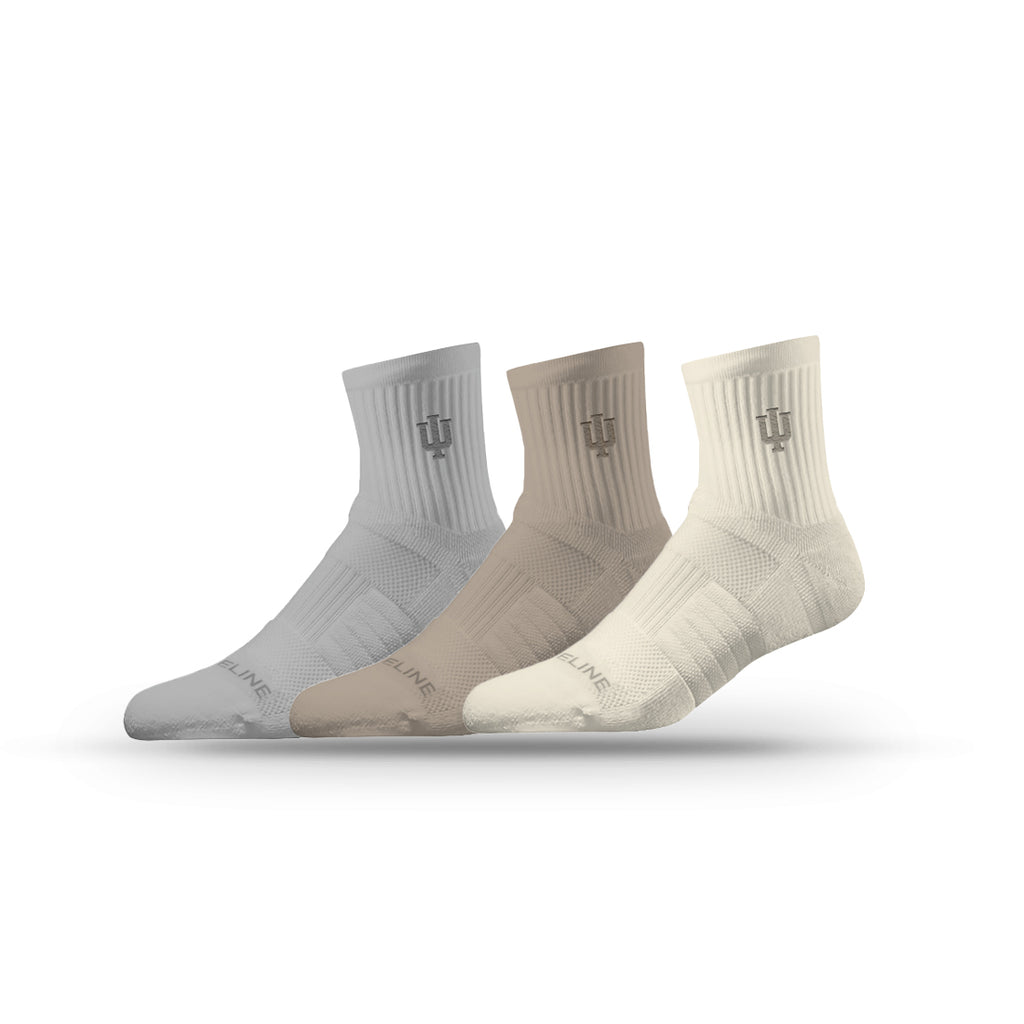 Indiana University | Half Calf Embroidered | NCAA Neutrals 3 Pack | N02821443ML