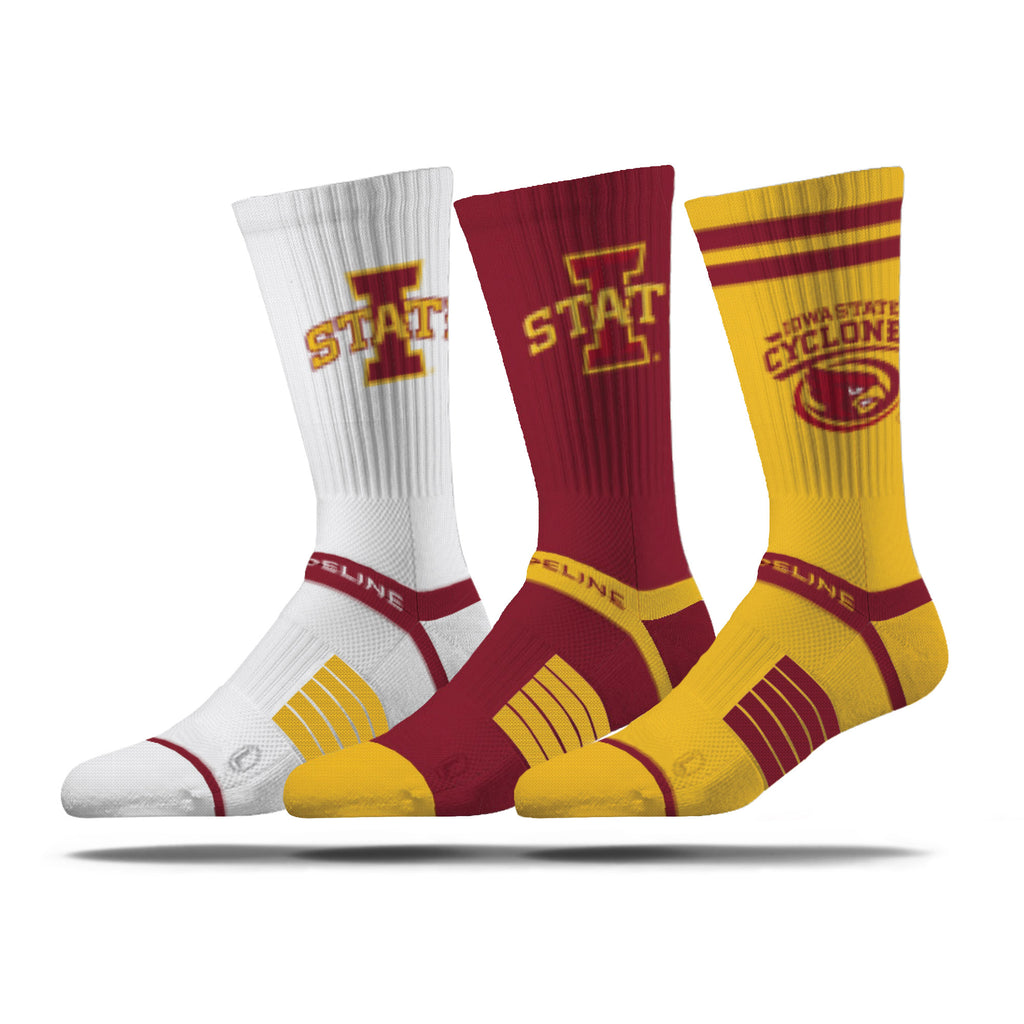 Iowa State University | Premium Knit Crew 3 Pack | NCAA 3 Pack G2 | N02502443ML