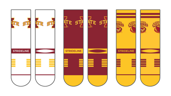 Iowa State University | Premium Knit Crew 3 Pack | NCAA 3 Pack G2 | N02502443ML